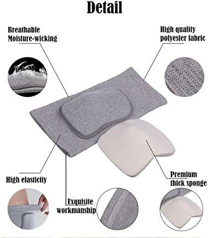 MINILUJIA Soft Breathable Knee Pads for Kid Elastic Nonslip Sponge Sleeves Flexible Children Knee Support Protector Sleeves Cover One Pair