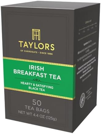 TAYLORS OF HARROGATE Irish Breakfast Tea, 50 CT