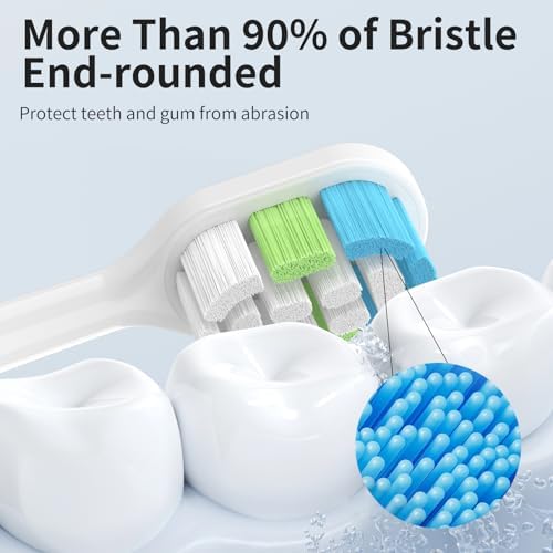 10 Pack Compatible with Oral-B Clic Toothbrush Ultimate Clean Replacement Brush Heads, for Oral-B Clic Toothbrush (White)