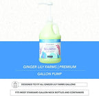 Ginger Lily Farms Premium Gallon Pump, Dispenses One Ounce Per Pump, Fits Most Standard Gallon Bottles and Containers