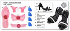 JEM Lady's Miniature Shoe Fondant Cutters, for Cake Decorating, Set of 9