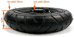 L-faster 200x35 Pneumatic Tyre Use Nylon Hub Fit M8 or M6 Axle 8" Air Wheel for Scooter Replacement 8 Inch Inflatable Wheel Tube