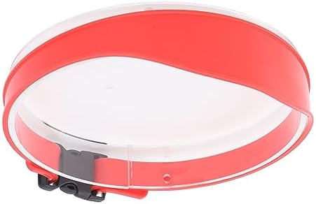 DIY Hair Trimming Template Haircut Band Breathable Curved Degion Silicone Home Hair Trimming for Boys Men (Red)