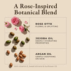 Gya Labs Rose Massage Oil - 6.76 Fl Oz - Delivers Deep Relaxation with Luxurious Feel, Offers Deep Hydration for Skin - Made with Authentic Rose Otto, Non-Greasy Formula, Non-GMO and Cruelty-Free