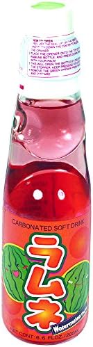 Kimura Ganso Ramune Watermelon Flavour 200ml (Pack Of 18)