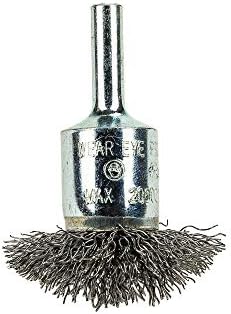 Forney 60003 End Brush, Coarse Circular with 1/4-Inch Shank, 1-1/2-Inch
