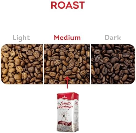 Café Santo Domingo, 16 oz Bag, Ground Coffee, Medium Roast - Product from the Dominican Republic (Pack of 4)