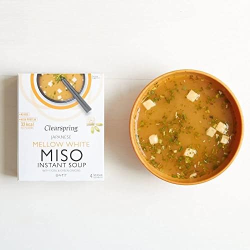 Clearspring - Instant Miso Soup - Mellow White with Tofu - 40g