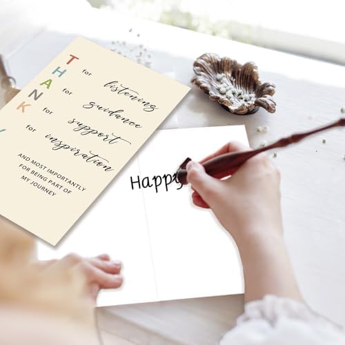 Funny Thank You Card to Teacher,Unique Appreciation Thank You Gifts for Mentor, Coach, Educator,Friends, Great Thank You Gift Ideas for Women Men,Thank You Gift for Mom Dad