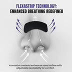 Nasal Strips for Breathing - 30 Nose Breathing Strips for Enhanced Oxygen Intake - Strong Adhesive Nasal Strips for Snoring - Breathing Nose Strips - 1 Month Supply - Nose Strips for Breathing
