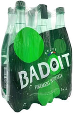From France Badoit Naturally Sparkling Mineral Water 1 Litr Pack of 6