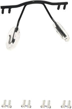Glasses Nose Pads Arm Frameless Metal Eyeglasses Nose Bridge Glasses Parts Replacement Repair Kits(Black)