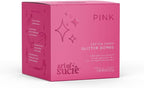 Art of Sucre Pink Cotton Drink Candy Glitter Bombs, Edible Glitter, Drop into Drinks, 4 Pieces