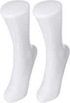 VOSAREA 2pcs Female Mannequin Feet Model Sock Display Stand for Jewelry Anklets Shoes and Stockings for Supermarket and Home Use