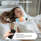 Neck Massager, Neck and Shoulder Relaxer with Heat, 3 Modes, Portable Pillows for Pain Relief and Muscle Relax, 26° Angle Cervical Traction Device for Back, Shoulder