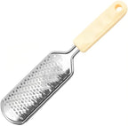 Professional Stainless Steel Foot File, Detachable Pedicure Rasp, Colossal Foot Scrubber for Hard Skin Removal, Wet and Dry Use