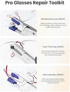 Rimless Glasses Frame Silhouettes Eyeglass Optical Kit Plier Repair Disassembly Tool