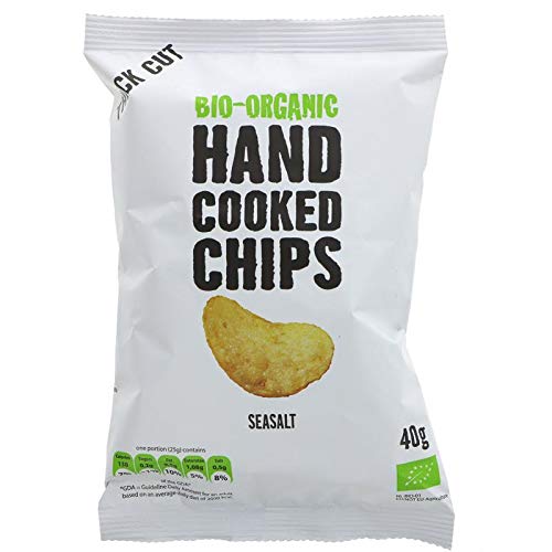 Trafo Hand Cooked Crisps Seasalt 40g (Pack of 15)