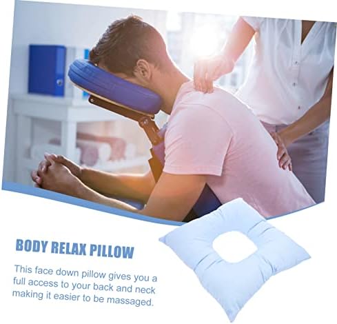 Massage Donut Hole Face Pillow for Beauty Salons Comfortable Spa Face Pillow Reusable for Down Mats