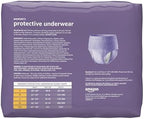 Amazon Basics Postpartum Incontinence Underwear for Women, Maximum Absorbency with Bladder Leak Protection, Fresh Protection, Disposable, Large, Lavender, 18 Count
