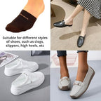 MABUA 8 Pairs Toe Socks Women No show Invisible Inside Shoes Non Skid Half Socks