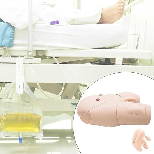 ZAIED Male and Female Manikin PVC Urinary Catheterization Model Nursing Practice Simulator Interchangeable Mannequin for Nursing Medical Training