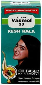 VAS.MOL Super 33 Kesh Kala (50 ml) Makes Hair Naturally Black Hair Dye - Emulsion Type Kesh Kala