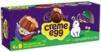 Easter Milk Chocolate Candy Eggs with Fundant Creme Filling - 1.2-Ounce (Pack of 4) Individually Wrapped Easter Chocolate Eggs in Tundras Box