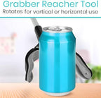 Vive Reacher Grabber Tool - 32" Extra Long Pickup Aid (2 Pack) - Trash Picker Upper, Rotating Hand, Heavy Duty Grip Arm - Reaching Assist for Litter, Elderly, Garden Nabber, Disabled, Handicap Arm