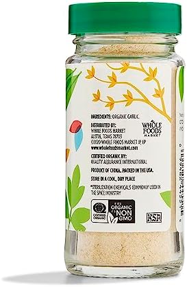 365 by Whole Foods Market, Organic Garlic Granules, 2.57 Ounce