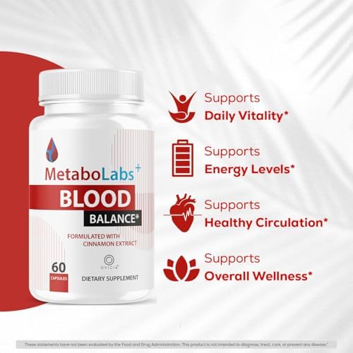 MetaboLabs Capsules - Official MetaboLabs Pills Advanced Premium Formula Support Maximum Strength, All Natural Ingredients Vitamins for Overall Health & Wellness, 60 Capsules for 1 Month