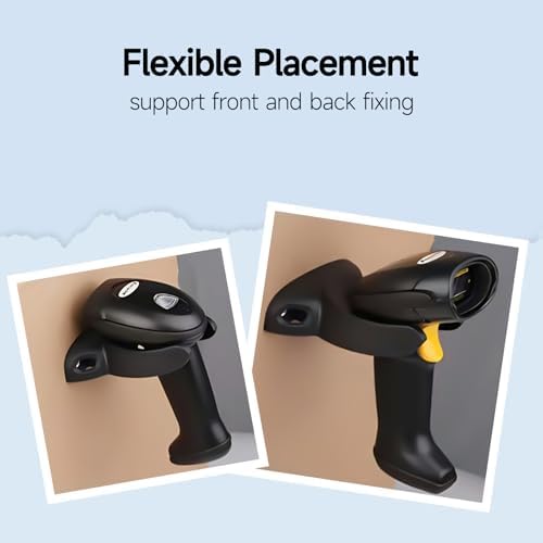 VACINV Universal Barcode Scanner Holder, Barcode Scanning Holder, Barcode Reader Rack Bracket Fit for Most Scanner Barcode Scanners (Stand-U)
