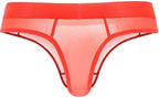 JOCKMAIL Sexy Ice Silk Men bikini underwear Men's briefs Lace Panties JM291