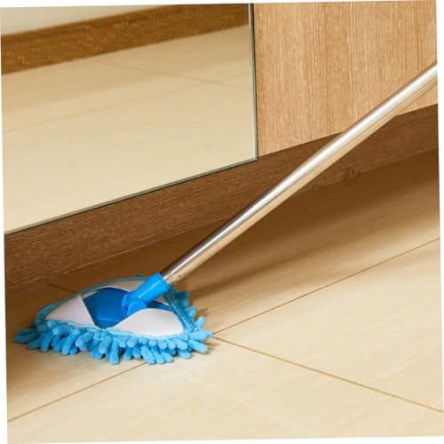 Triangle Mop Head Absorbent Microfiber Chenille Mop Brush Head Replacement Cleaning Tool 2PCS
