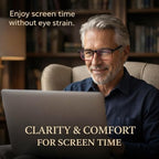3 Pack Reading Glasses for Men, Blue Light Blocking Computer Readers (1.0-4.0)