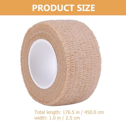 Elastic Self-Adhesive Sports Finger Wrap Bandage, Adjustable Tension, Waterproof and Sweat-Resistant, 4.5m Black Breathable Protection for Golf and Athletic Injury Support