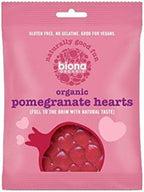 Biona Organic Vegan Pomegranate Hearts 75g-10 Pack
