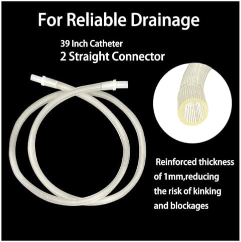 Wearable Urine Collection Bags for Men – Portable 2000ml and 1000ml Drainage Systems, Silicone, Odorless, Reusable, Incontinence Relief