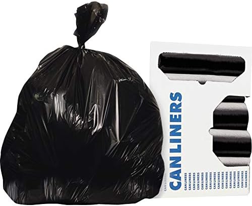 AccuFit Trash Bag, Black, 100 per Carton