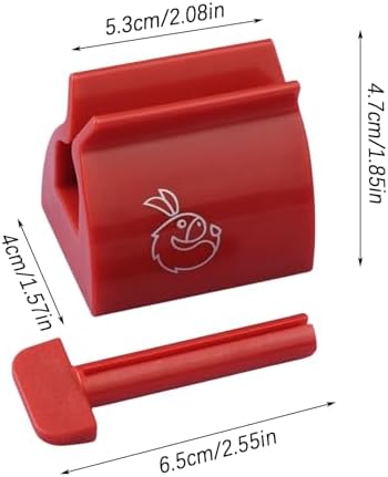 2pcs Toothpaste Squeezer, Tube Roller Winder, Facial Cleanser Pressing Utensil, Multifunctional Tube Holder, Creative Convenience Squeezer, for Bathroom Saves Toothpaste and Creams