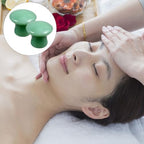 Small Mushroom Shaped Facial Massage Board 2-Pack Gua Sha Tool for Face and Body Skin Care Absorption Enhancement 1.57X1.37X1.37In