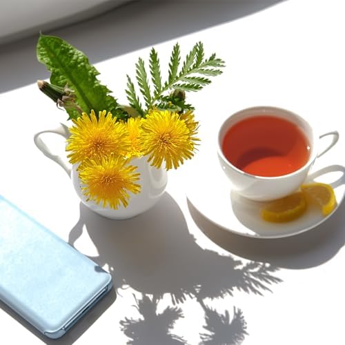 Jovvily Dandelion Leaves - 4 oz - Cut & Sifted - Herbal Tea - Cuisine Garnish
