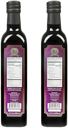 THYA Organic Balsamic Vinegar, Acidity 6%, USDA Organic, Non GMO, Gluten free, 16.9 Fl Oz. (Pack of 2)