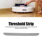 Universal Rubber Door Sill Threshold Protect for Wheelchair Stairs Assembly Non Slip (Grey)