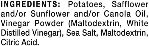 Kettle Brand Potato Chips, Salt & Vinegar Kettle Chips, Snack Bag, 2 Oz (Pack of 6)