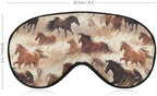 Horse Sleep Mask for Women Men Soft Eye Masks Adjustable Blindfold Sleeping Shade Cover 8 X 4 Inch