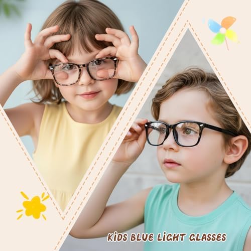 Blue Light Glasses for Kids Anti Glare Blue Light Blocking Glasses for Girls Boys Teen,Computer Screen Gaming Glasses