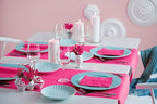Fuchsia 3-Ply Disposable Lunch Napkins, 125 Count – Paper Cocktail & Party Napkins for Weddings, Birthdays, Bars & Events, EU Made