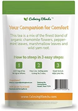 Calming Blends Diverticulitis Tea and Diet Booklet | Includes Original Calming Blends Tea 1 Pack