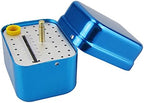 High Speed Burs Holder Block Gutta Percha Point Disinfection Box with Ruler